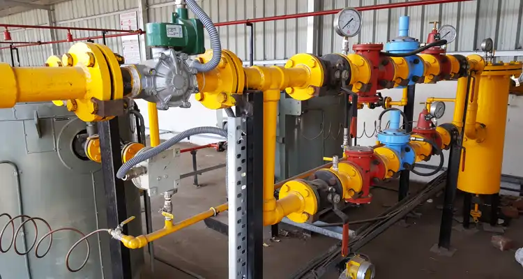 pressure reducing station