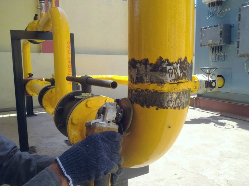 Industrial PNG Piping Installation